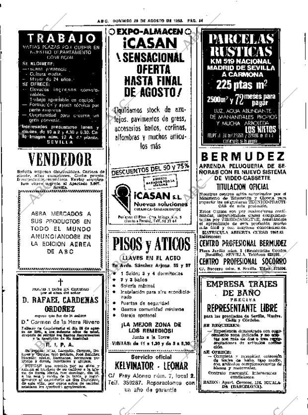 ABC SEVILLA 29-08-1982 página 62