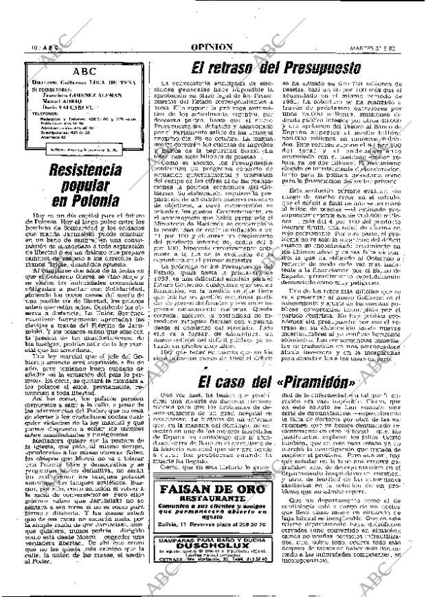 ABC MADRID 31-08-1982 página 10