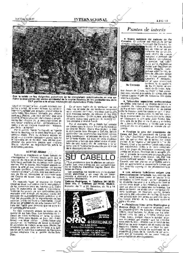 ABC MADRID 31-08-1982 página 19