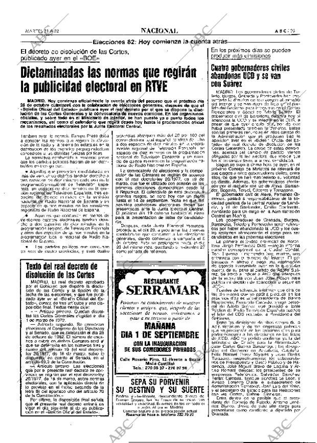 ABC MADRID 31-08-1982 página 23