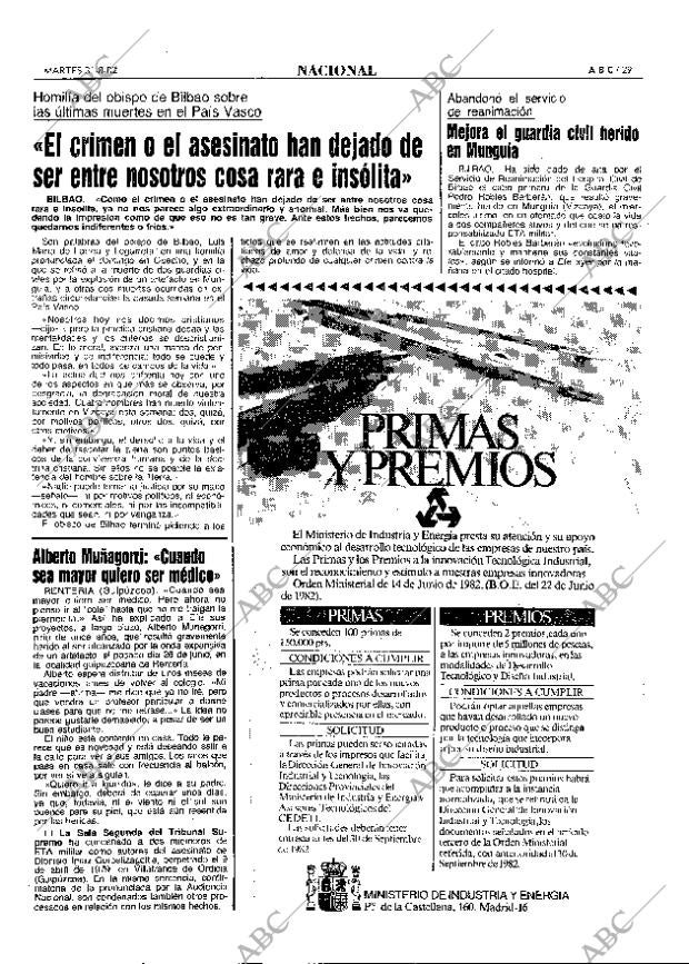 ABC MADRID 31-08-1982 página 29