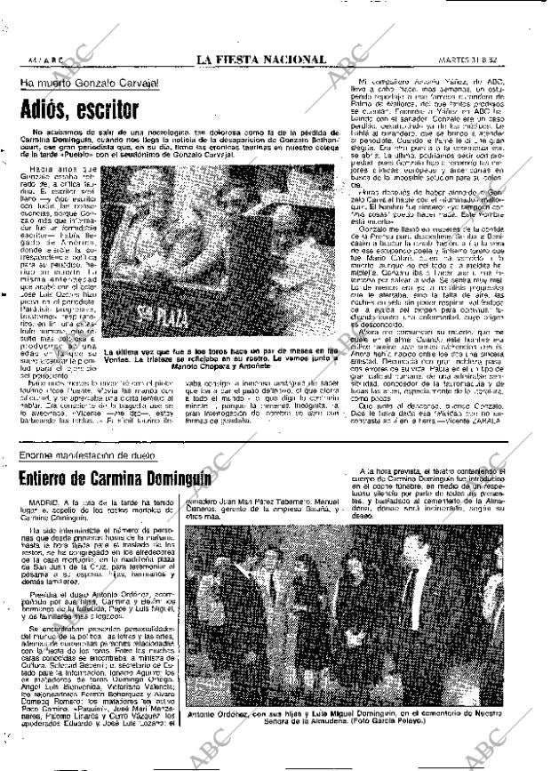 ABC MADRID 31-08-1982 página 44