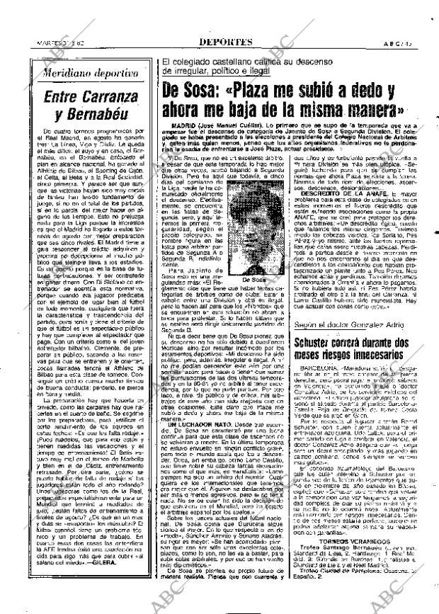 ABC MADRID 31-08-1982 página 45