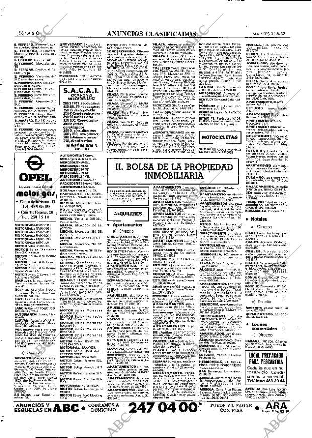 ABC MADRID 31-08-1982 página 56