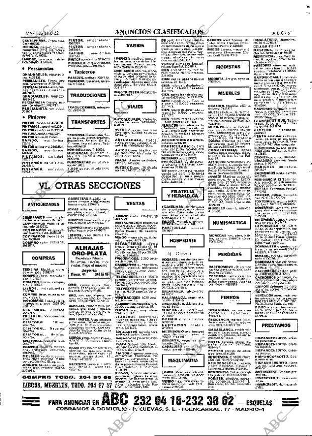 ABC MADRID 31-08-1982 página 61