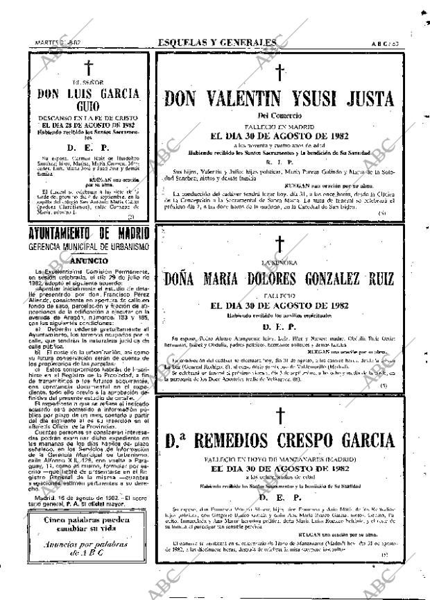 ABC MADRID 31-08-1982 página 63