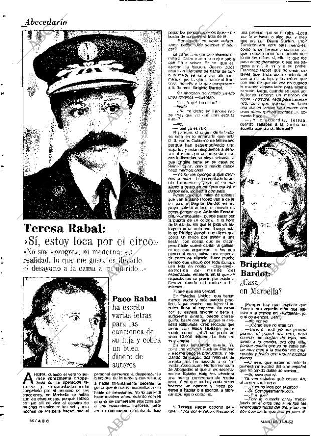ABC MADRID 31-08-1982 página 66