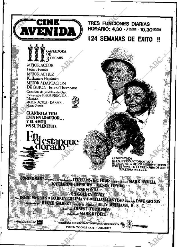 ABC MADRID 31-08-1982 página 72