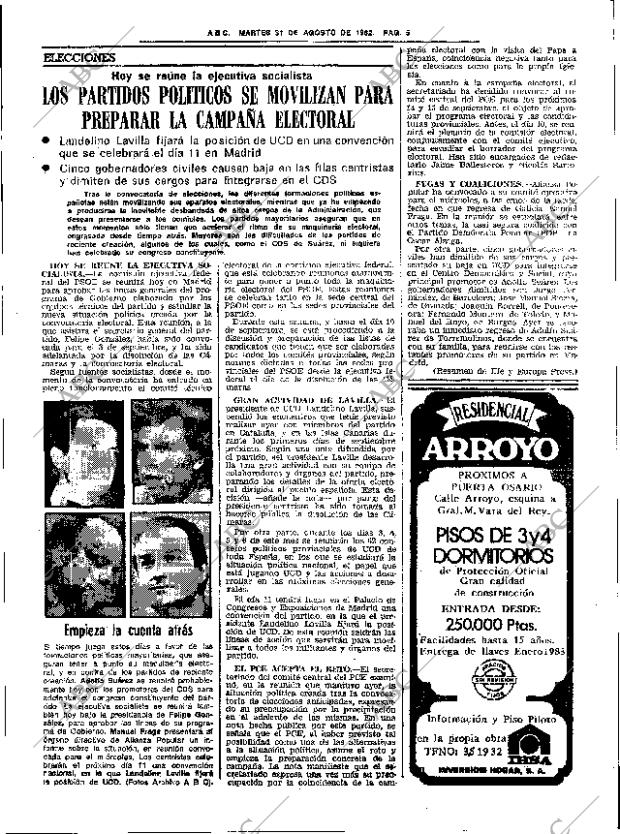 ABC SEVILLA 31-08-1982 página 15