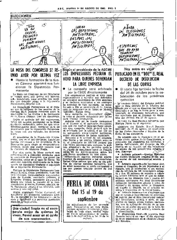 ABC SEVILLA 31-08-1982 página 16