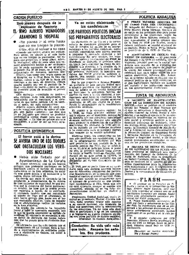 ABC SEVILLA 31-08-1982 página 18
