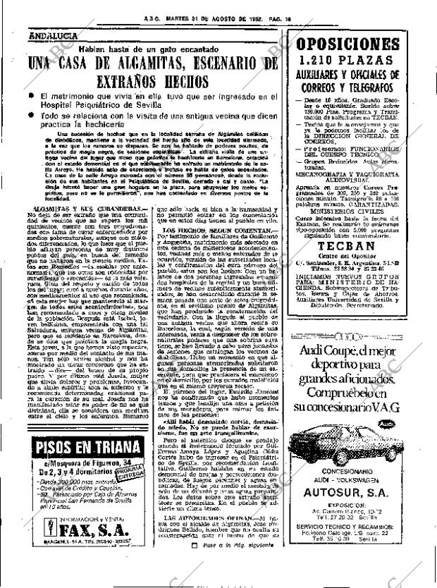 ABC SEVILLA 31-08-1982 página 23