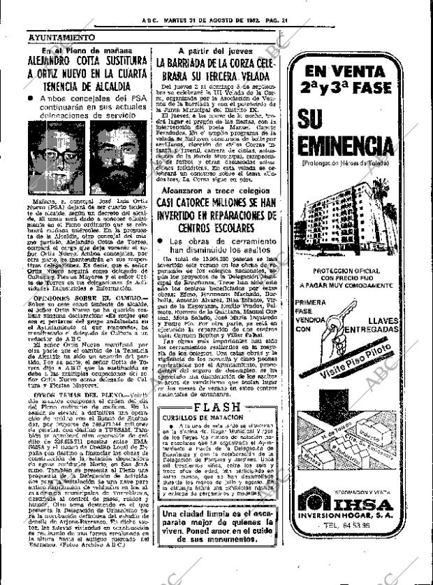 ABC SEVILLA 31-08-1982 página 31