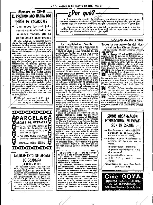 ABC SEVILLA 31-08-1982 página 37