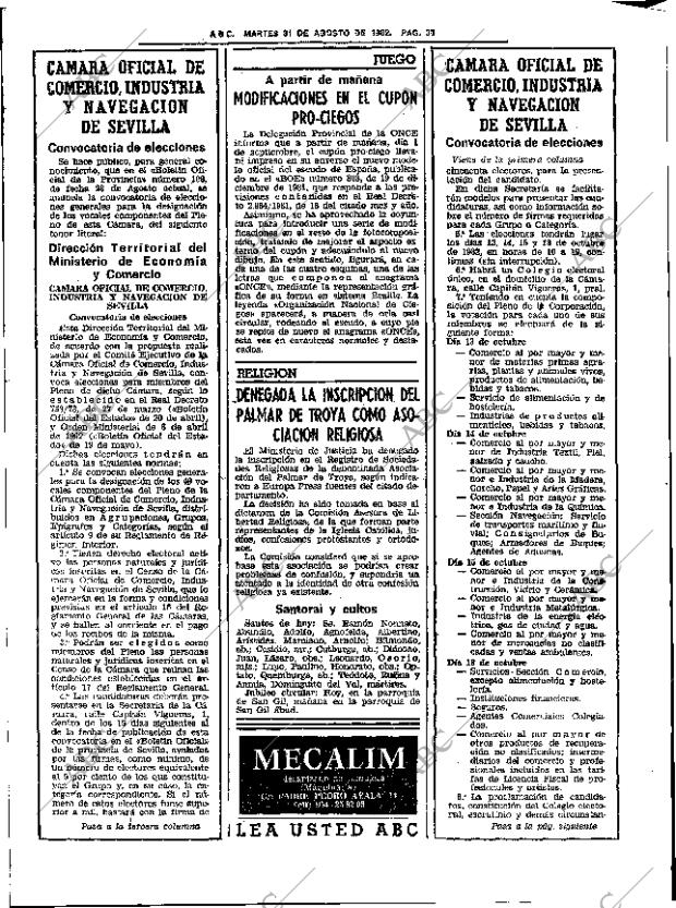 ABC SEVILLA 31-08-1982 página 40