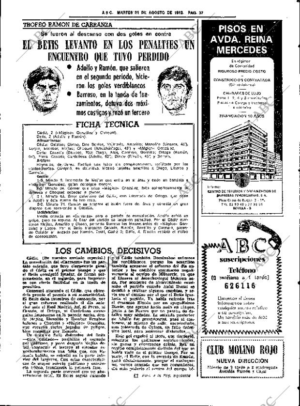 ABC SEVILLA 31-08-1982 página 47