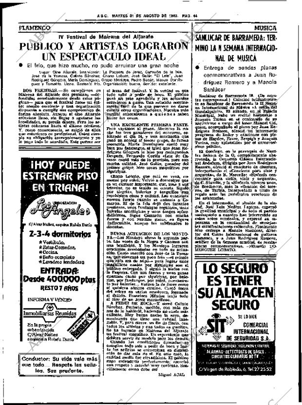 ABC SEVILLA 31-08-1982 página 54