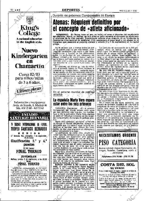 ABC MADRID 01-09-1982 página 52