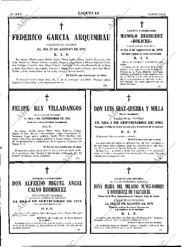 ABC MADRID 03-09-1982 página 62