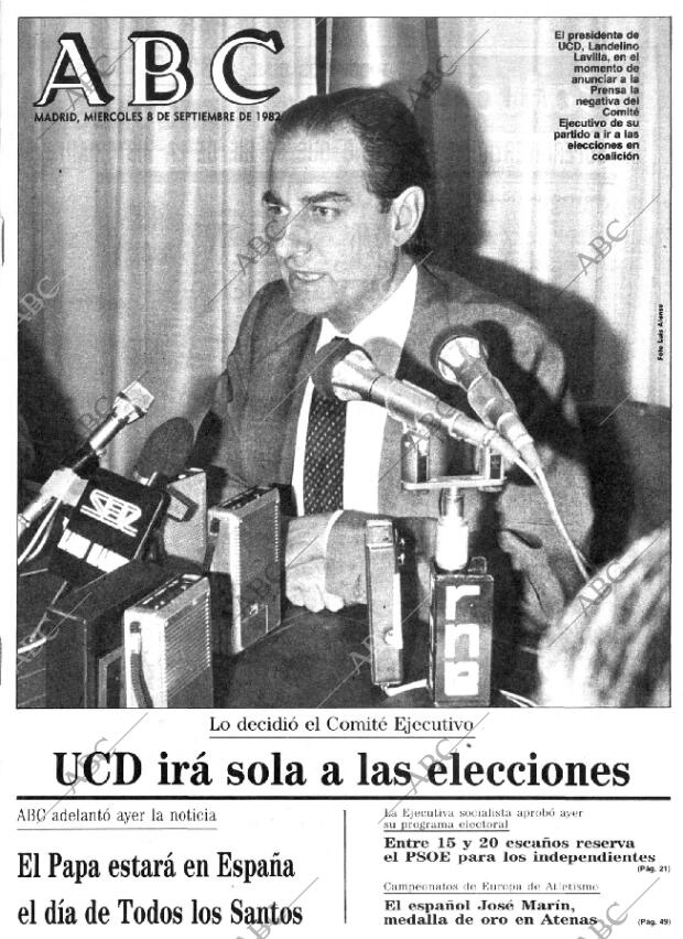 ABC MADRID 08-09-1982 página 1