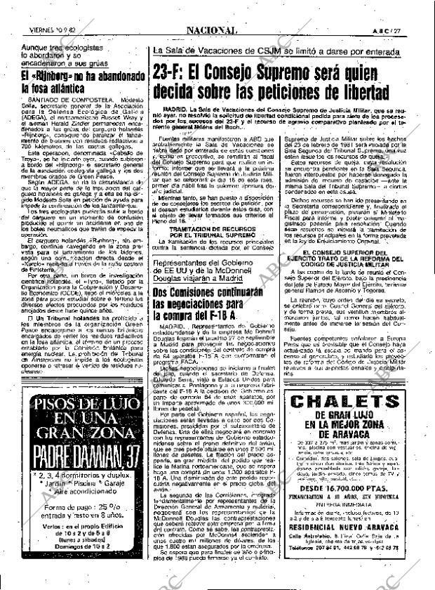 ABC MADRID 10-09-1982 página 27