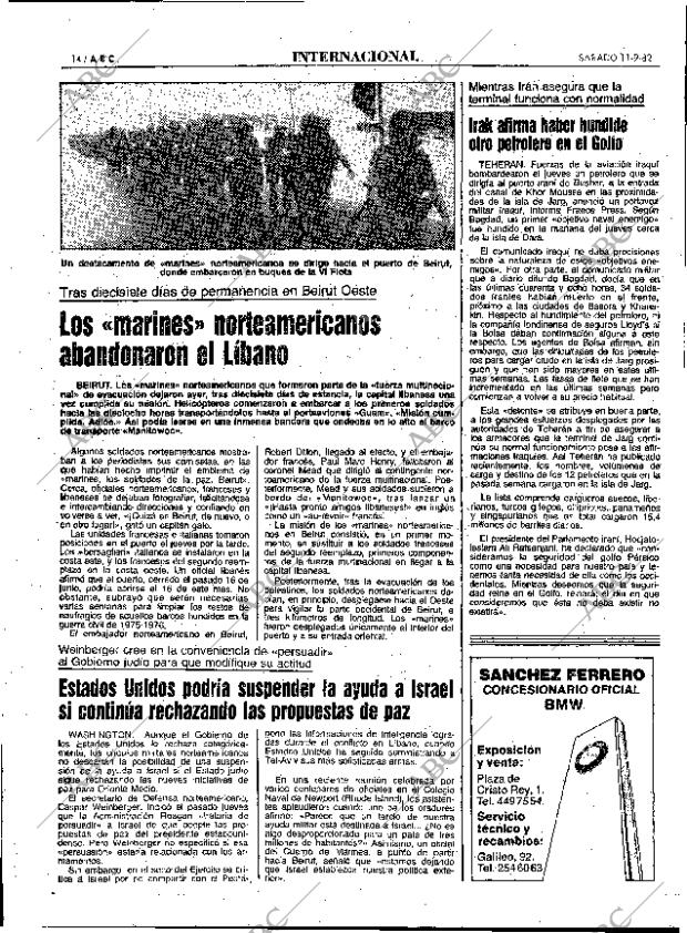 ABC MADRID 11-09-1982 página 14