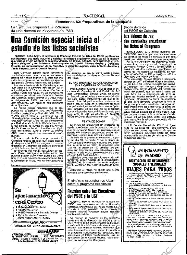 ABC MADRID 13-09-1982 página 16