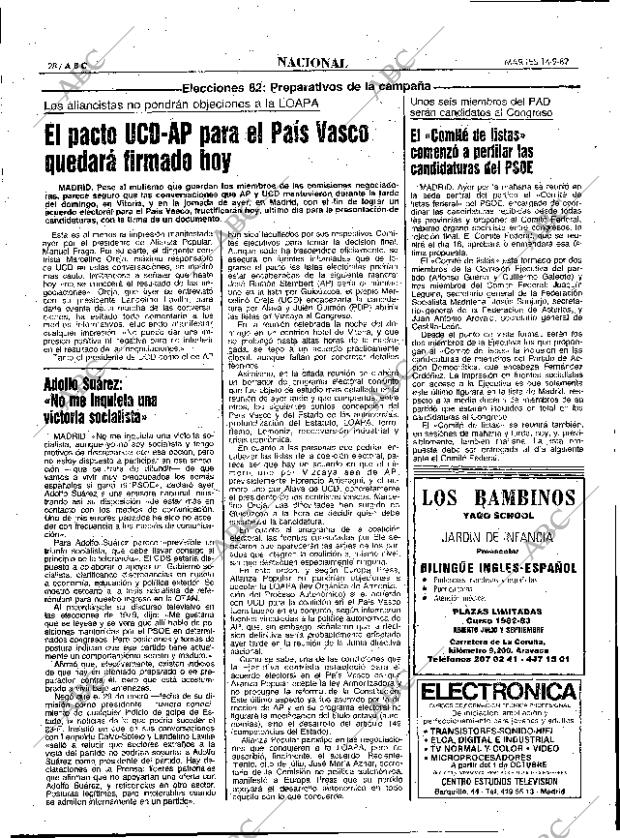 ABC MADRID 14-09-1982 página 28