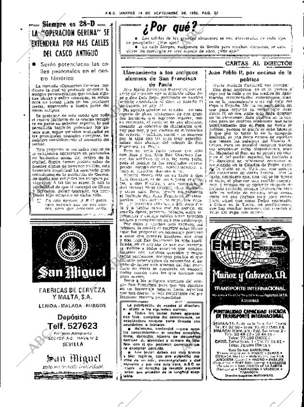 ABC SEVILLA 14-09-1982 página 57