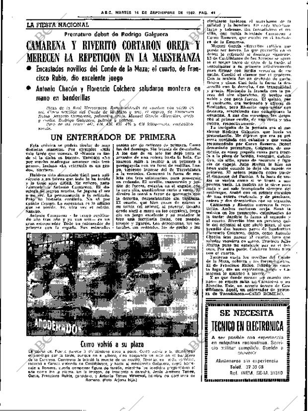 ABC SEVILLA 14-09-1982 página 61