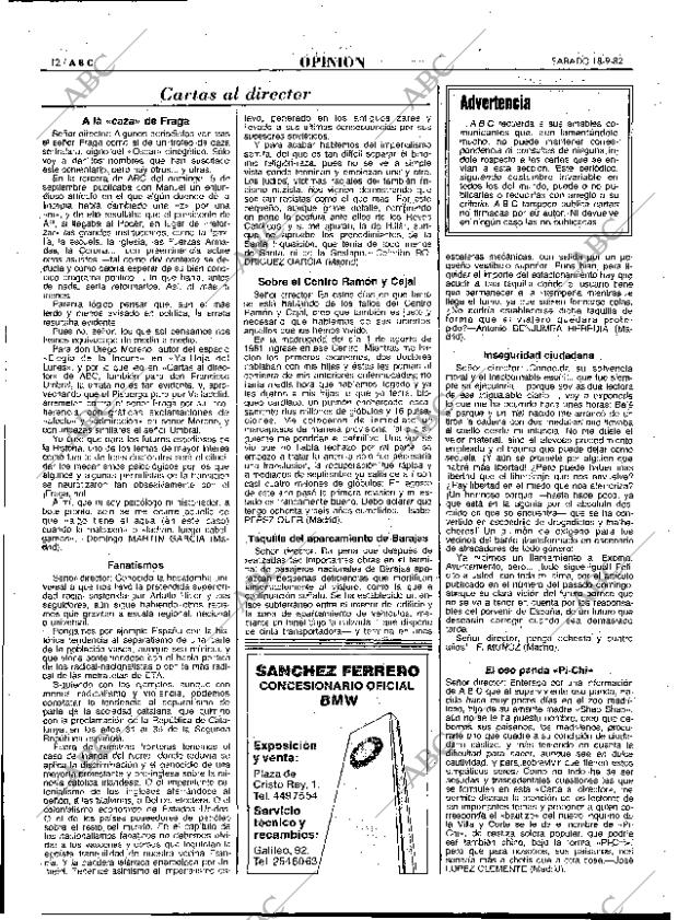 ABC MADRID 18-09-1982 página 12