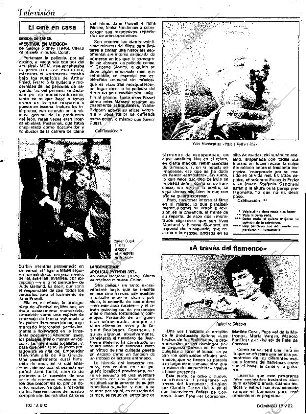 ABC MADRID 19-09-1982 página 100