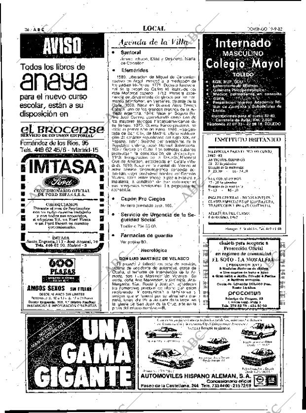 ABC MADRID 19-09-1982 página 36