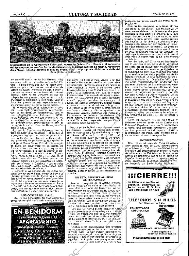 ABC MADRID 19-09-1982 página 40
