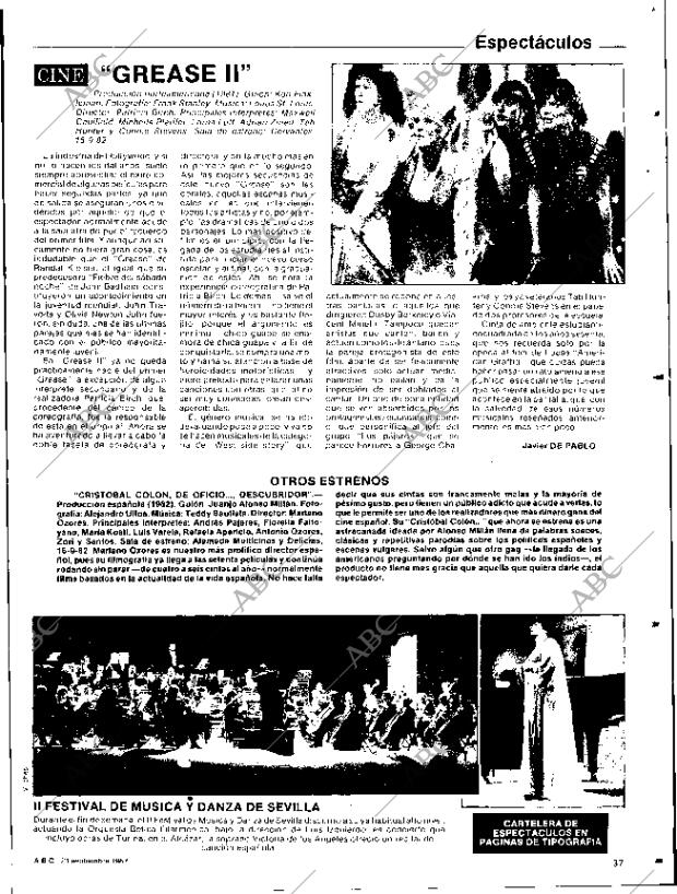 ABC SEVILLA 21-09-1982 página 117