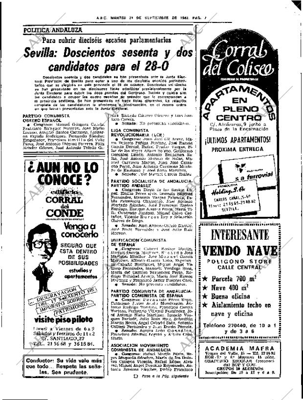 ABC SEVILLA 21-09-1982 página 27