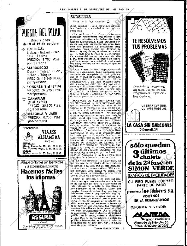 ABC SEVILLA 21-09-1982 página 40