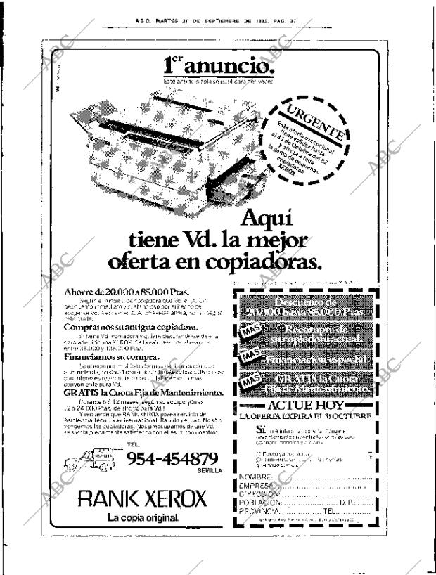 ABC SEVILLA 21-09-1982 página 57