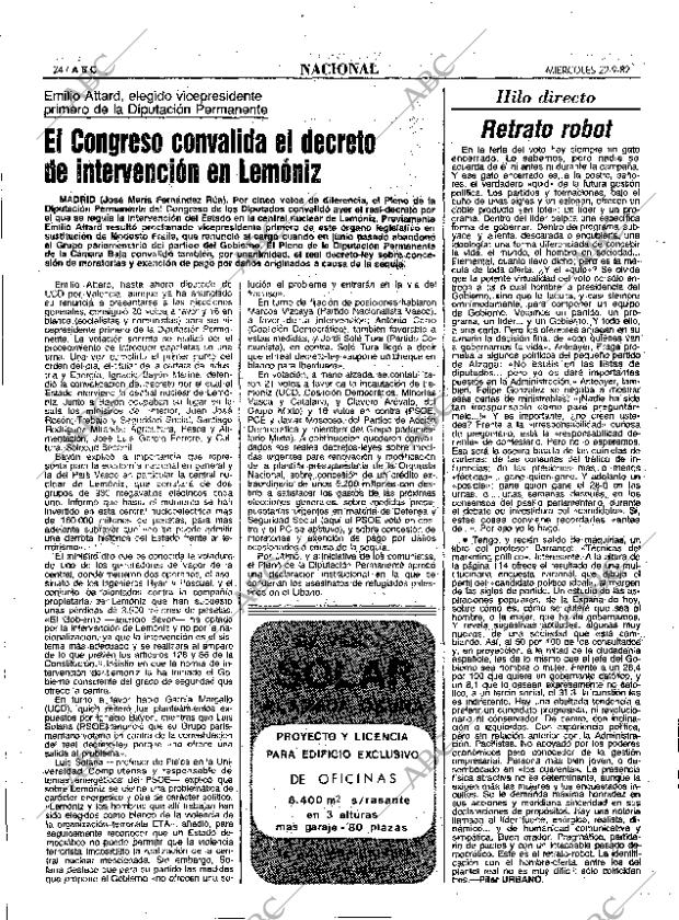 ABC MADRID 22-09-1982 página 24