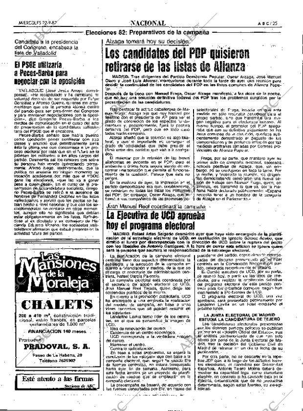 ABC MADRID 22-09-1982 página 25