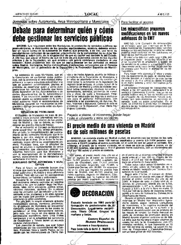 ABC MADRID 22-09-1982 página 33