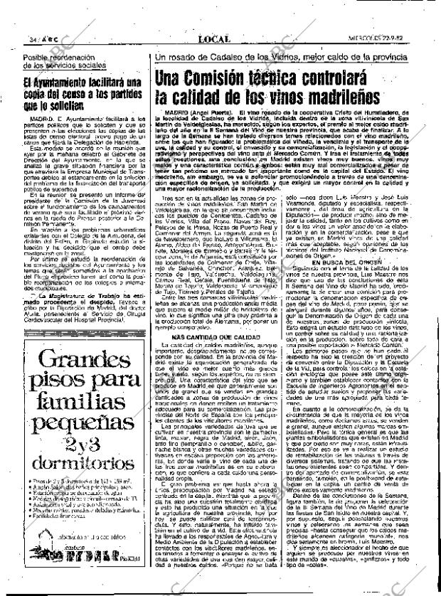 ABC MADRID 22-09-1982 página 34