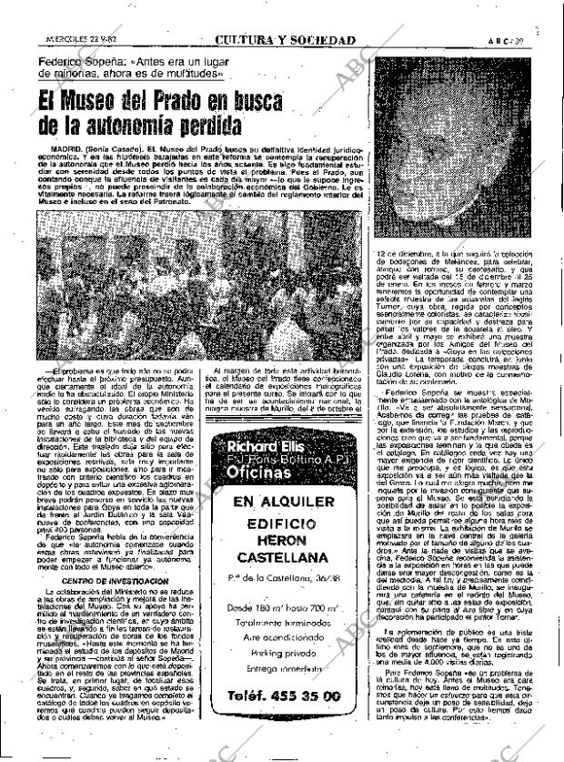 ABC MADRID 22-09-1982 página 39