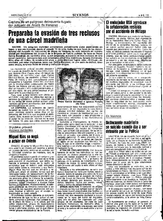 ABC MADRID 22-09-1982 página 55