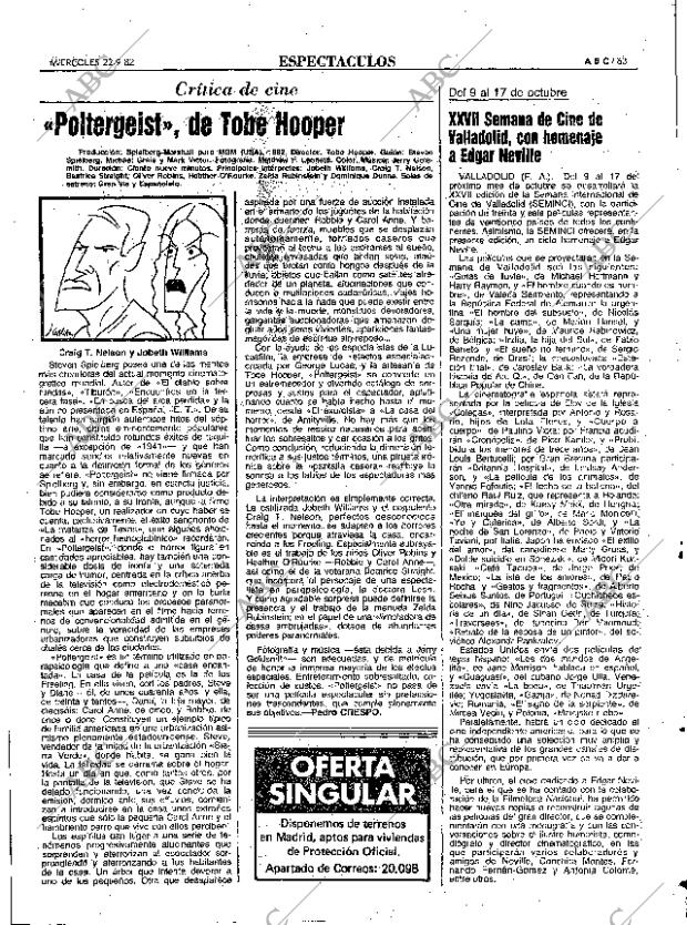 ABC MADRID 22-09-1982 página 63