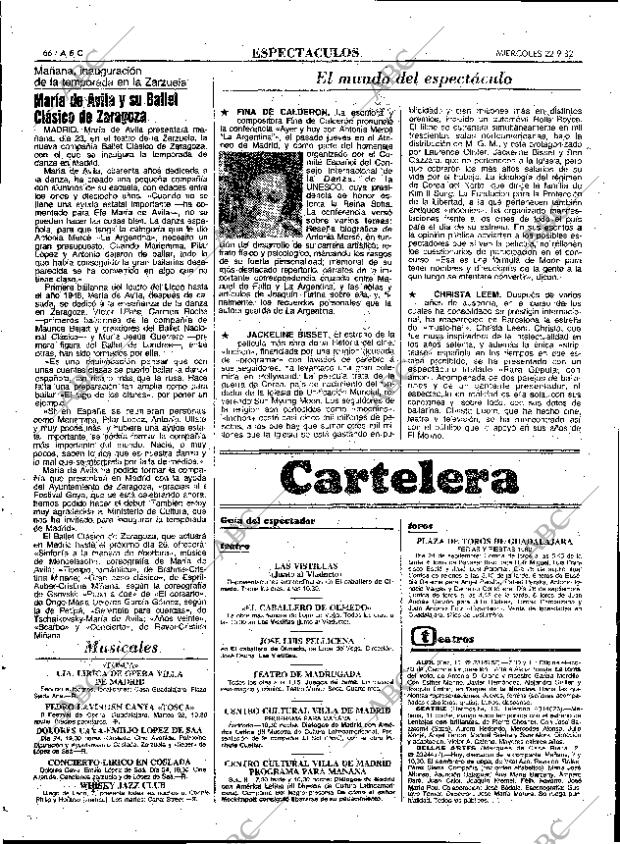 ABC MADRID 22-09-1982 página 66