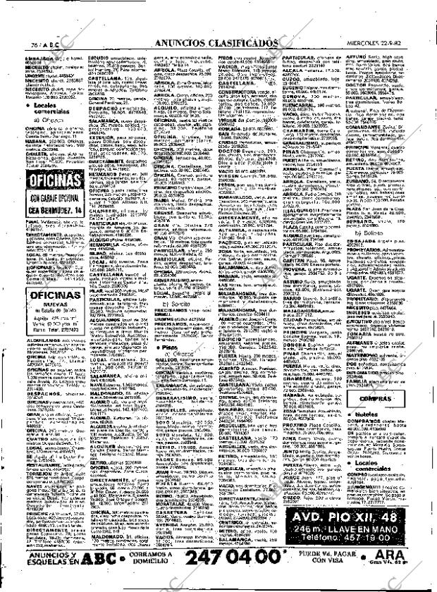 ABC MADRID 22-09-1982 página 76