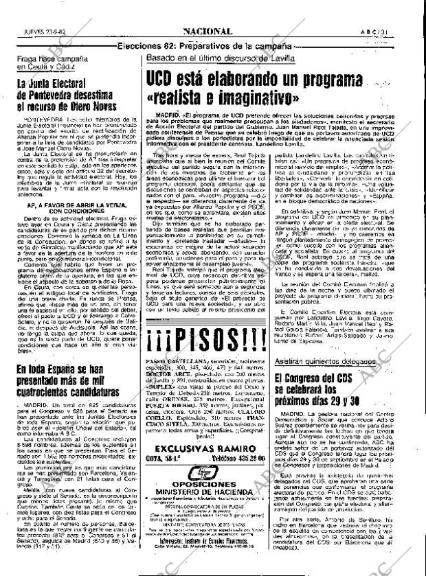 ABC MADRID 23-09-1982 página 31