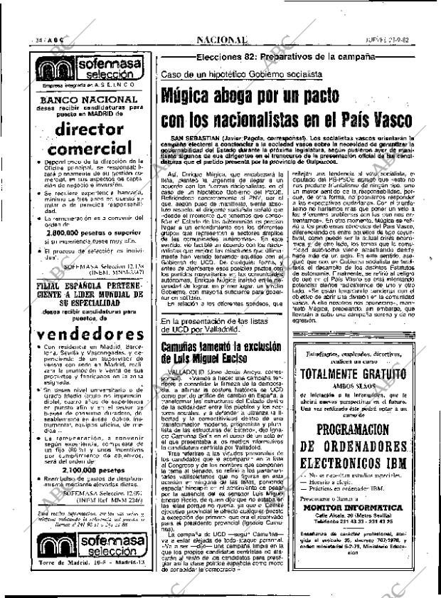 ABC MADRID 23-09-1982 página 34