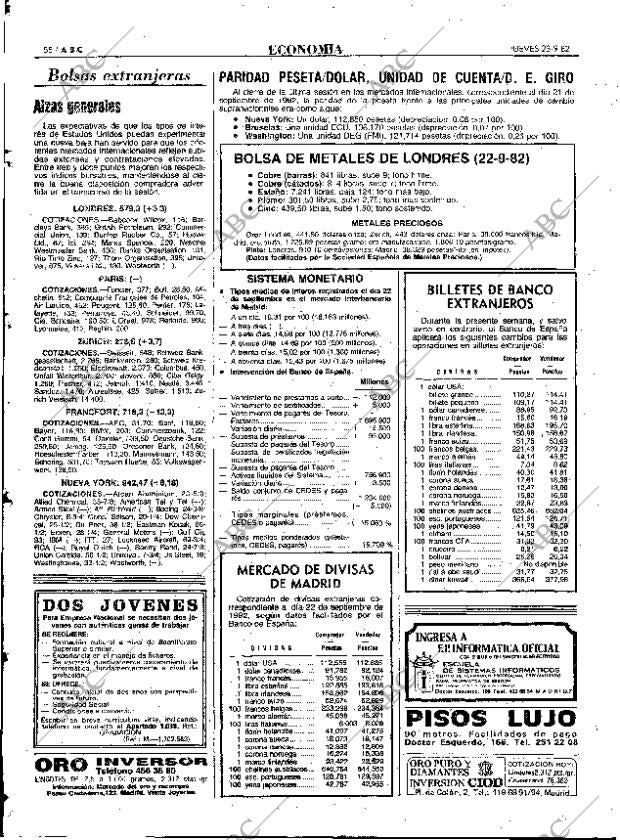 ABC MADRID 23-09-1982 página 58